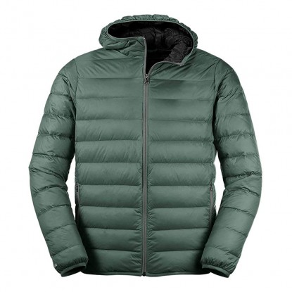 Embroidered puffer jacket