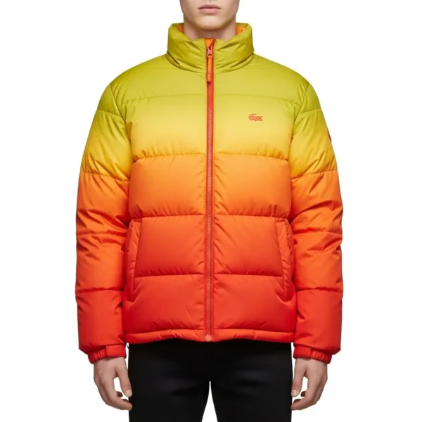 Ombre heavyweight puffer jacket.