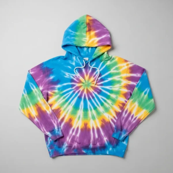 Tie dye hoodie.